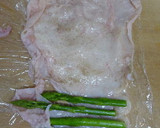 巻くだけ簡単　アスパラの鳥皮巻き作り方1写真