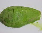 アボカドと豆腐✿ピリッと焼肉のたれドレ作り方2写真