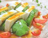アボカドと豆腐✿ピリッと焼肉のたれドレ作り方4写真