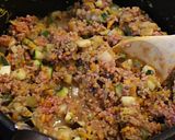 夏野菜入りのミートソーススパゲティ♪作り方3写真