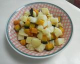 コロコロ野菜とカリカリベーコンのサラダ作り方2写真