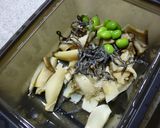 エリンギの塩昆布・ラー油胡麻和え-①作り方3写真