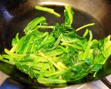 減塩ヘルシーほうれん草のソテー作り方1写真