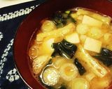 *キャベツたっぷりの味噌汁*作り方5写真