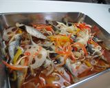 豆鯵の黒酢南蛮　～さっぱり～作り方4写真