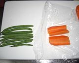 ☆簡単☆いんげんと人参の豚肉ロール作り方1写真
