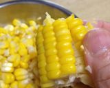 とうもろこしとむき海老のかき揚げ作り方1写真