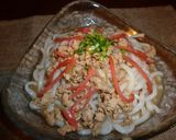 夏にこそ☆体力を!鶏ひき生姜ぶっかけ麺作り方8写真