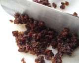 レーズンとほうれん草の和え物作り方1写真