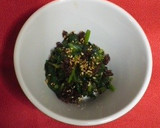 レーズンとほうれん草の和え物作り方5写真