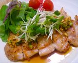 塩麹簡単チキンソテー香味ソース作り方7写真