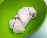 ルクエ＊ロースター☆レンチン折り込みパン作り方5写真