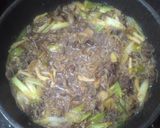 塩麹肉醤油麹コンニャクかさましすき焼き丼作り方8写真
