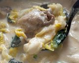 ☆豚肉と白菜のごま味噌豆乳うどん☆作り方4写真