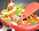 ✿牛丼＠オイスターソース風味＠黄身で❤✿作り方4写真