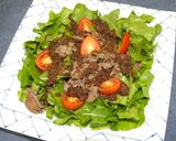 ルッコラと牛薄切り肉のおかずサラダ♪作り方4写真
