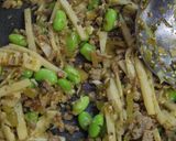 夏だ！ビールだ！枝豆だ！高菜筍挽き肉炒め作り方10写真