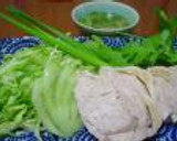 簡単！タイ家庭の味？☆タイ風蒸し鶏☆作り方8写真