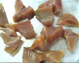 マグロのガーリックステーキ風♪作り方1写真