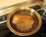塩豚で♪おいしい♪しっとり♪焼き豚♪作り方3写真