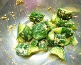 胡瓜の梅ニンニク風味胡麻和え作り方6写真