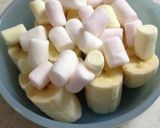 バナナのマシュマロのっけ焼き作り方1写真
