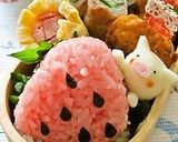 キャラ弁◎夏だよ~スイカだよ◎作り方3写真