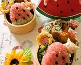 キャラ弁◎夏だよ~スイカだよ◎作り方4写真