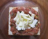 厚揚げのピリ辛肉みそ・チーズのっけ焼き作り方4写真
