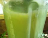水ナスと小松菜のジュース　京都カフェ作り方5写真