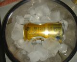 缶ビールを９０秒でキンキンに冷やす方法作り方1写真