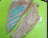 しっとり柔らかくなる胸肉の焼き方♪作り方2写真