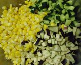 夏野菜旬サラダ☆とうもろこしナス胡瓜作り方2写真