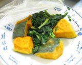 簡単！冷凍野菜で作るパンケーキ作り方2写真