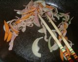 炒め野菜のせ・しょうゆラーメン作り方5写真