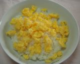 鶏ミンチのあんかけ風☆ 親子丼☺☺作り方7写真