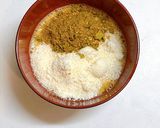 鶏胸肉のスパイスカレーチーズピカタ作り方2写真