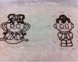 デコレーションケーキ♡チョコペン♪作り方5写真