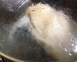 茹で鶏となすのクリームスパゲティー作り方2写真