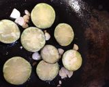 茹で鶏となすのクリームスパゲティー作り方4写真