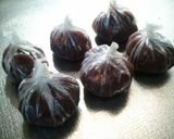 簡単、レンジで！肉きゅうクリーム大福作り方4写真