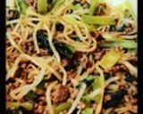 小松菜と鶏挽肉の炒め物作り方10写真