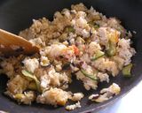 ガーリック醤油の夏野菜炒飯作り方6写真
