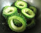 ゴーヤの肉詰め・・・作り方1写真