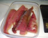 マグロのコロコロ生姜煮作り方1写真