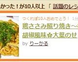鶏ささみ照り焼き～柚子胡椒風味✿大葉のせ作り方11写真