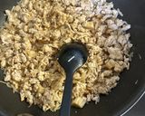 鶏そぼろ丼（エノキ、高山豆腐入）作り方5写真
