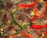 栄養たっぷり！ピーマンのひじき肉詰め作り方10写真