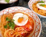パスタ・トマトナーラ(トマトと卵パスタ)作り方7写真