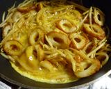 簡単❤ちくわ＆もやしのカレー卵とじ作り方3写真